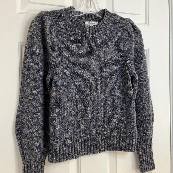 SOLD Madewell Pleat Shoulder Pullover Sweater XXS - Picture 6 of 15